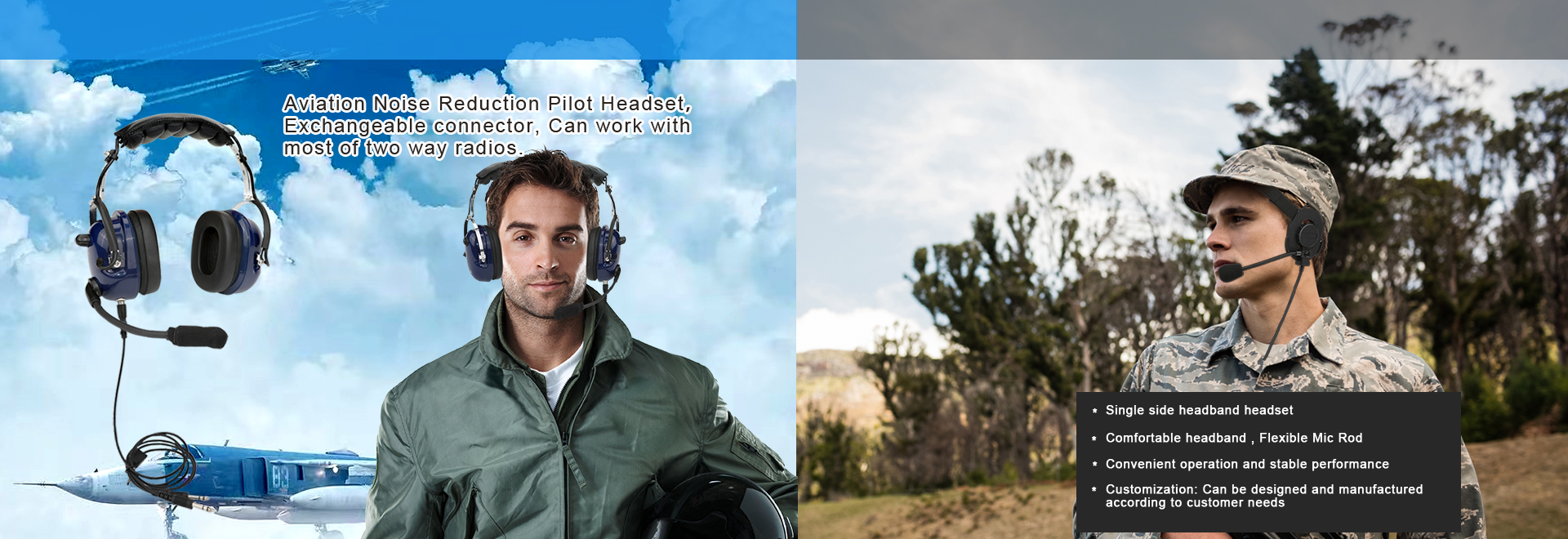 Noise cancelling tactical headset