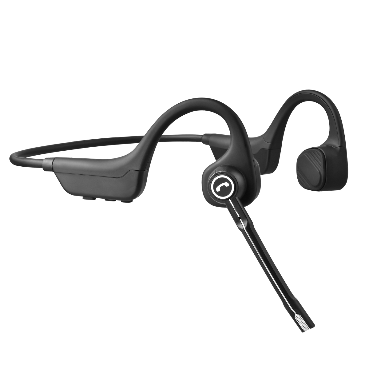 Bone conduction bluetooth intercom headset