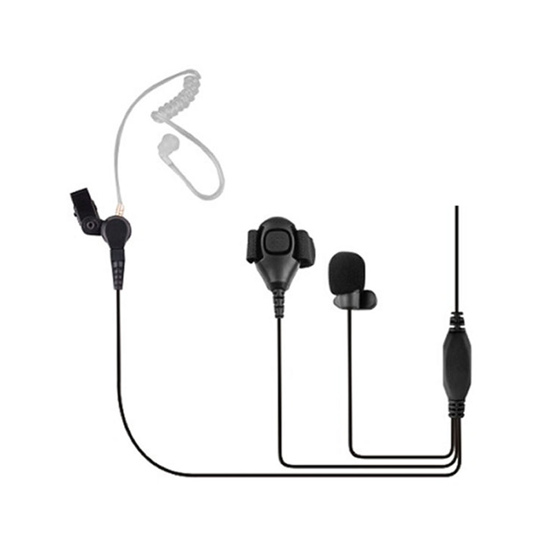 3 wires acoustic tube earpiece 