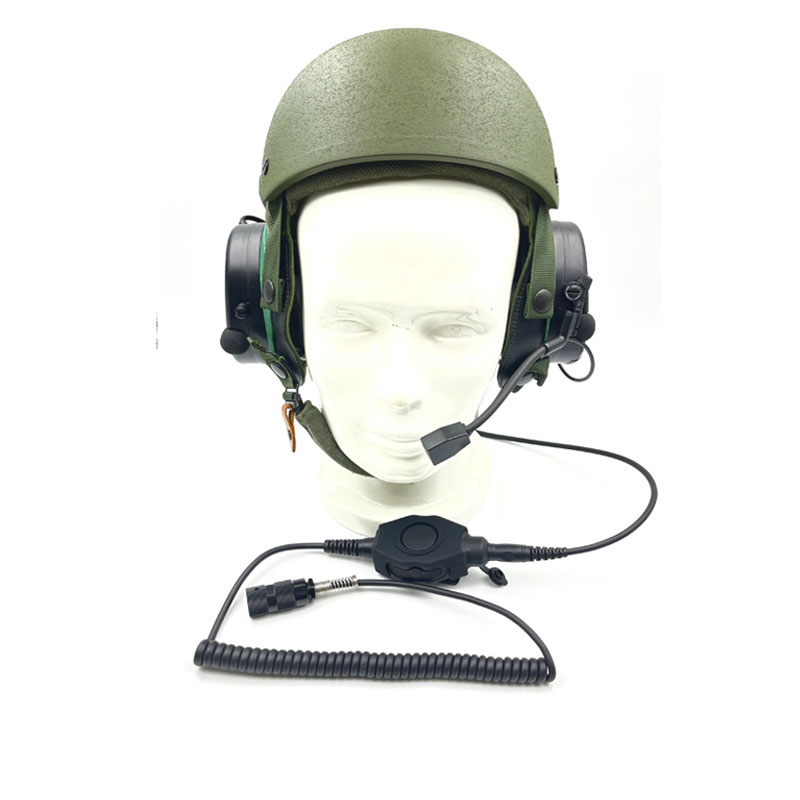 Tank helmet headset