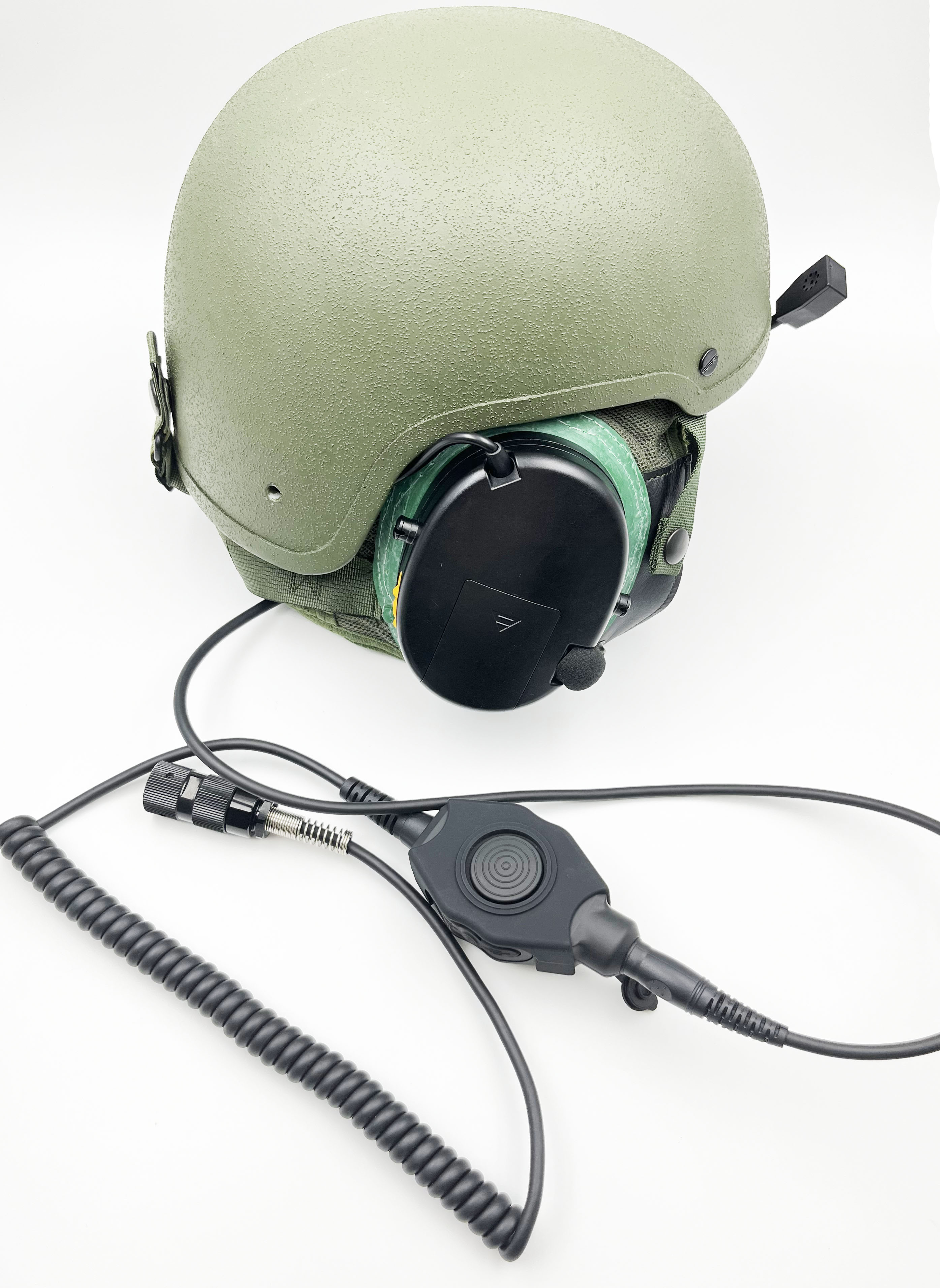 Tank helmet headset